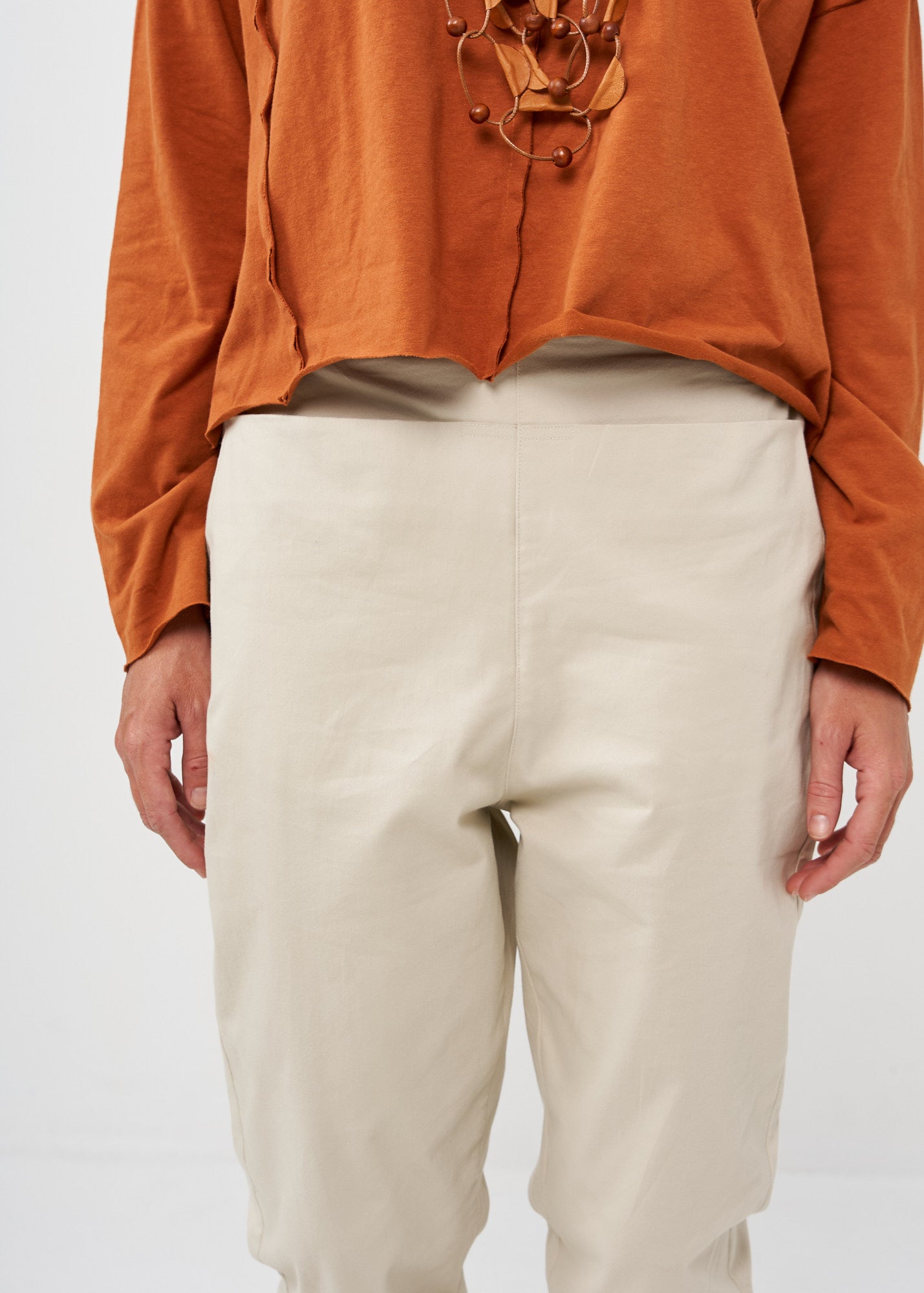 Boy pants with straight pockets Stone