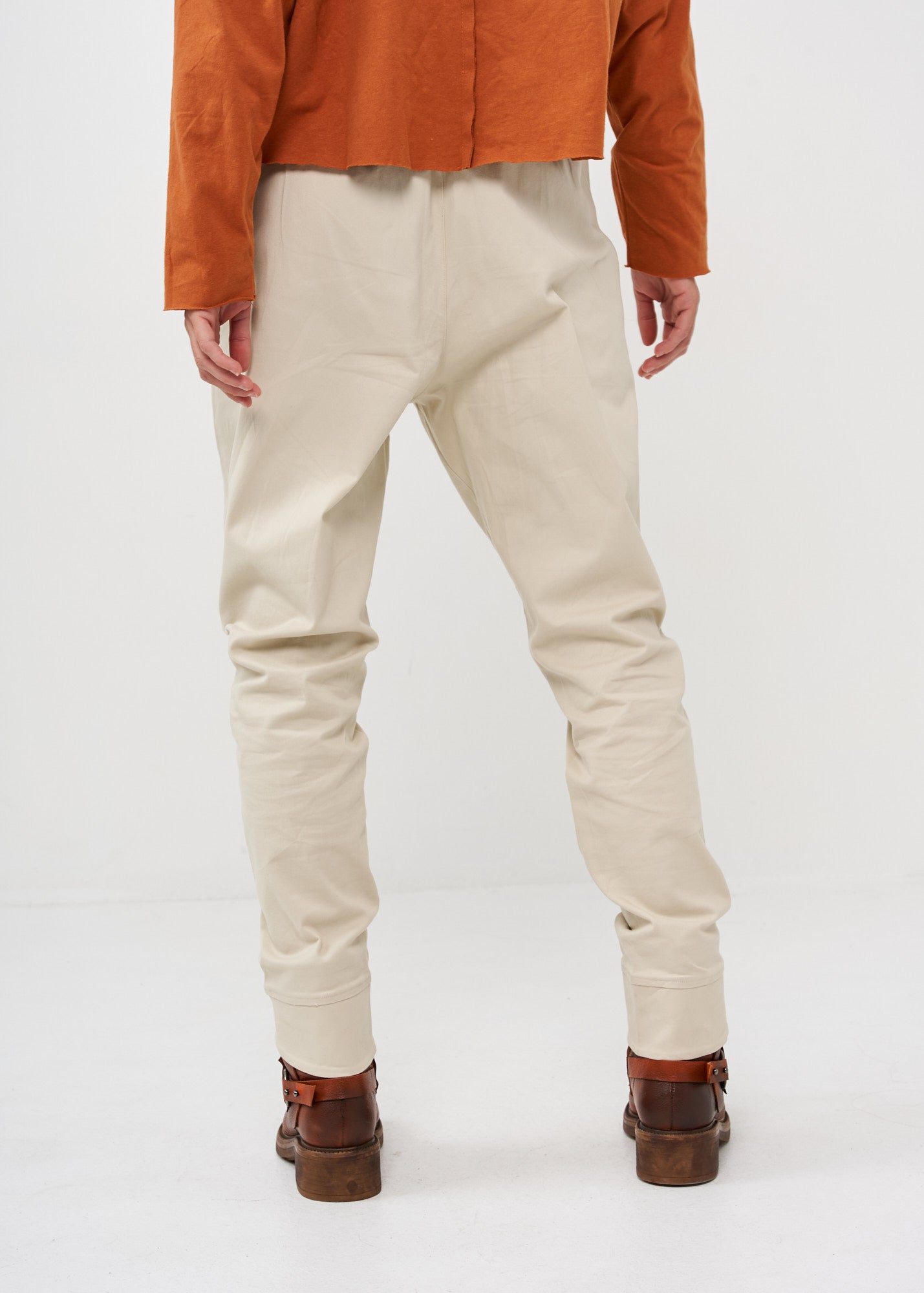 Boy pants with straight pockets Stone