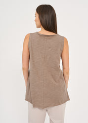 Brown long back triangle top