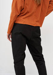 Boy pants straight pockets black