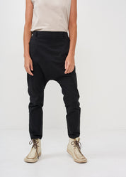 Boy long pants with back pockets black