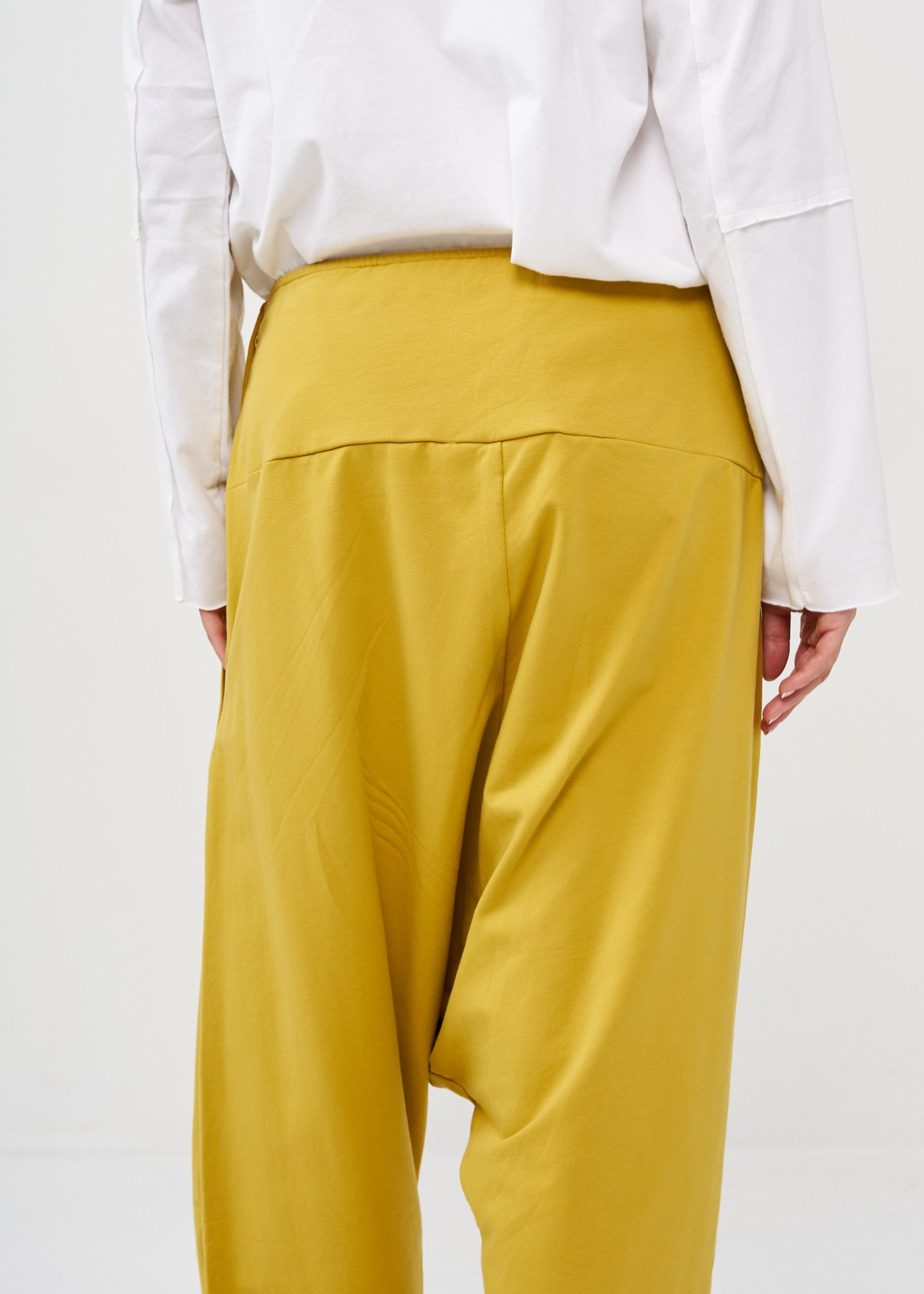 Mustard high waist baggy pants