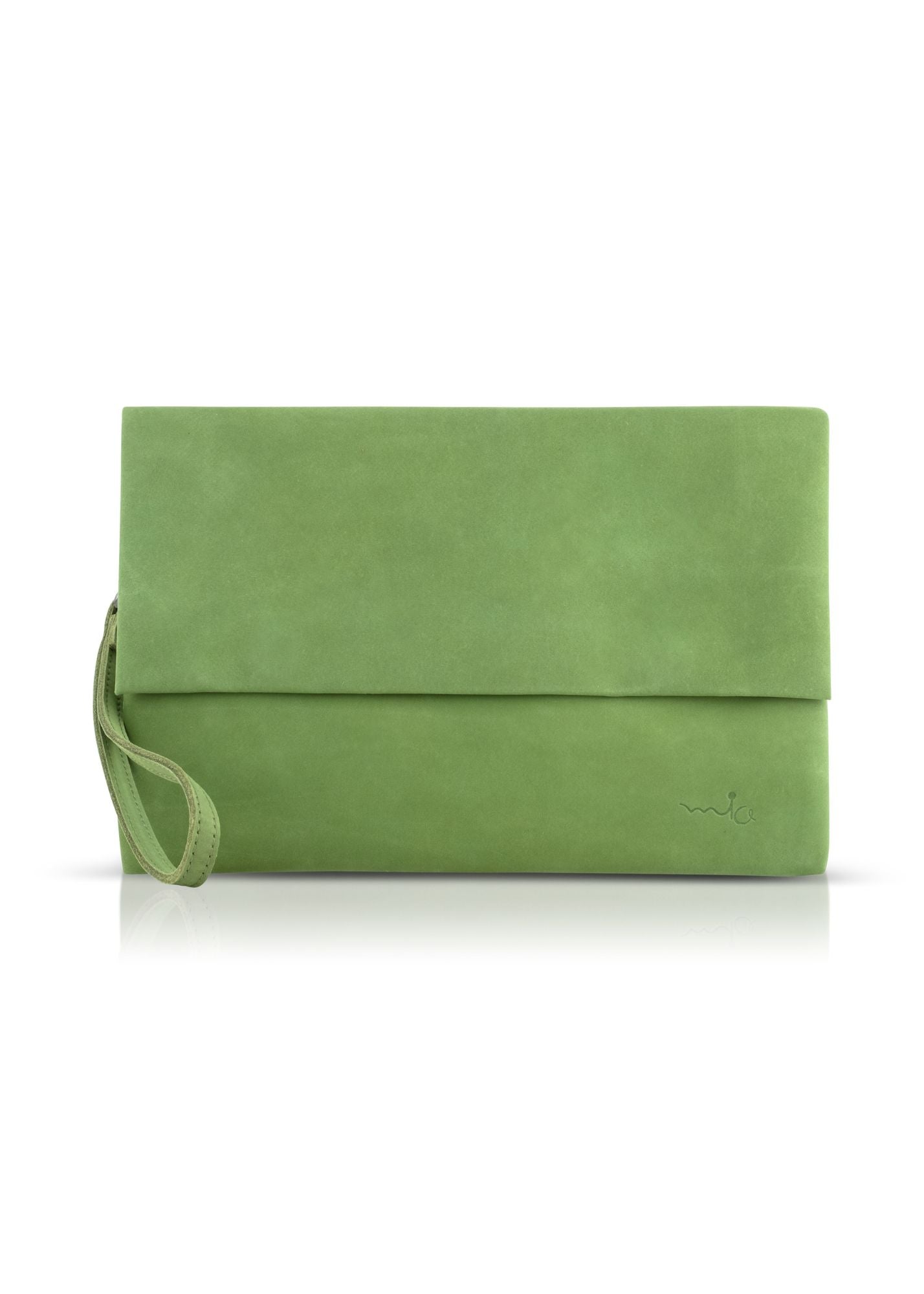 Smoky light green magnetized kalapa evening bag