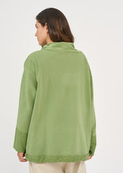 Green kangaroo pocket golf sweatshirt