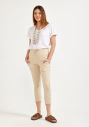 Stone straight leg basic pants