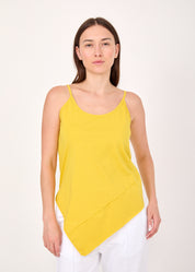 Spaghetti tank top yellow