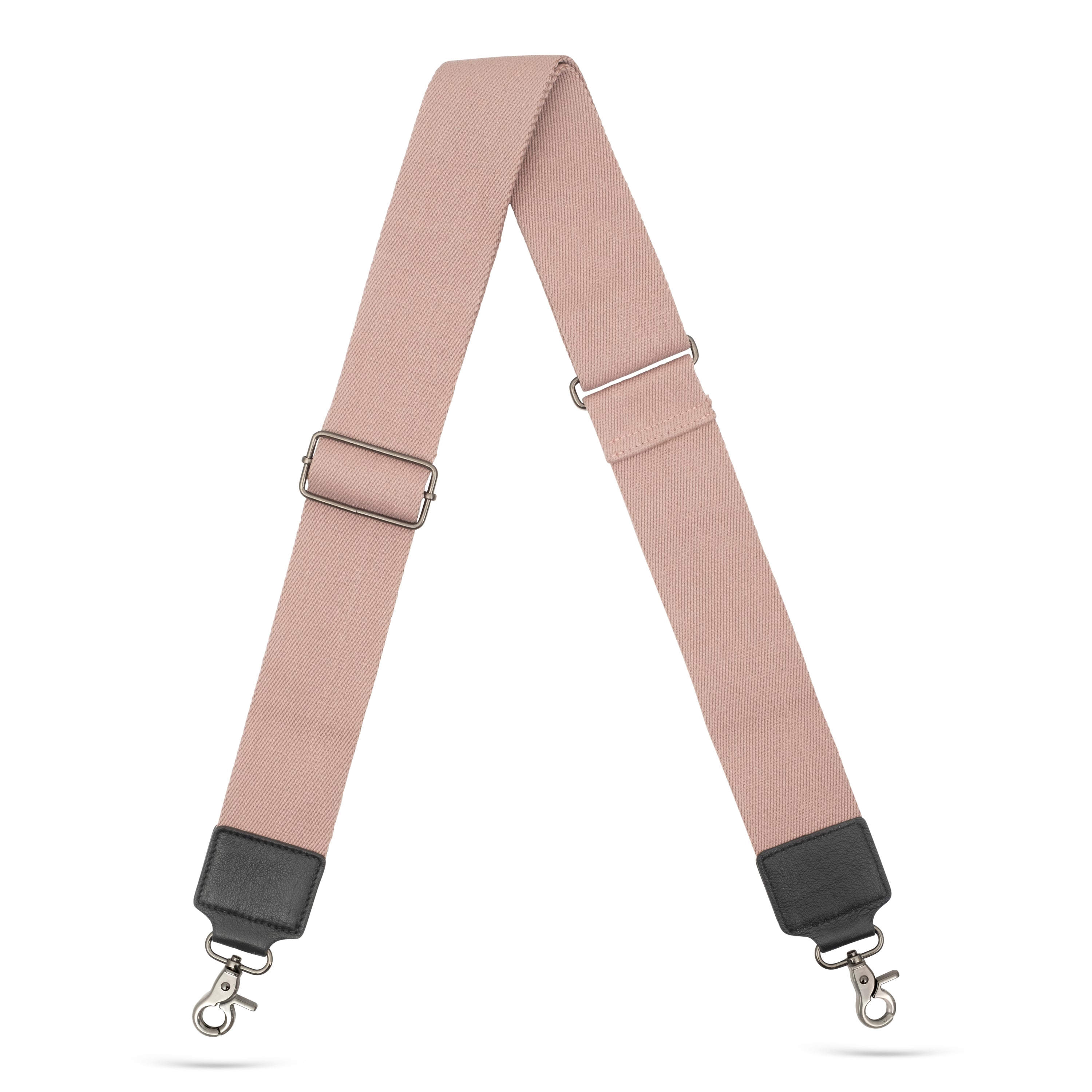 Smooth and wide pink bag strap