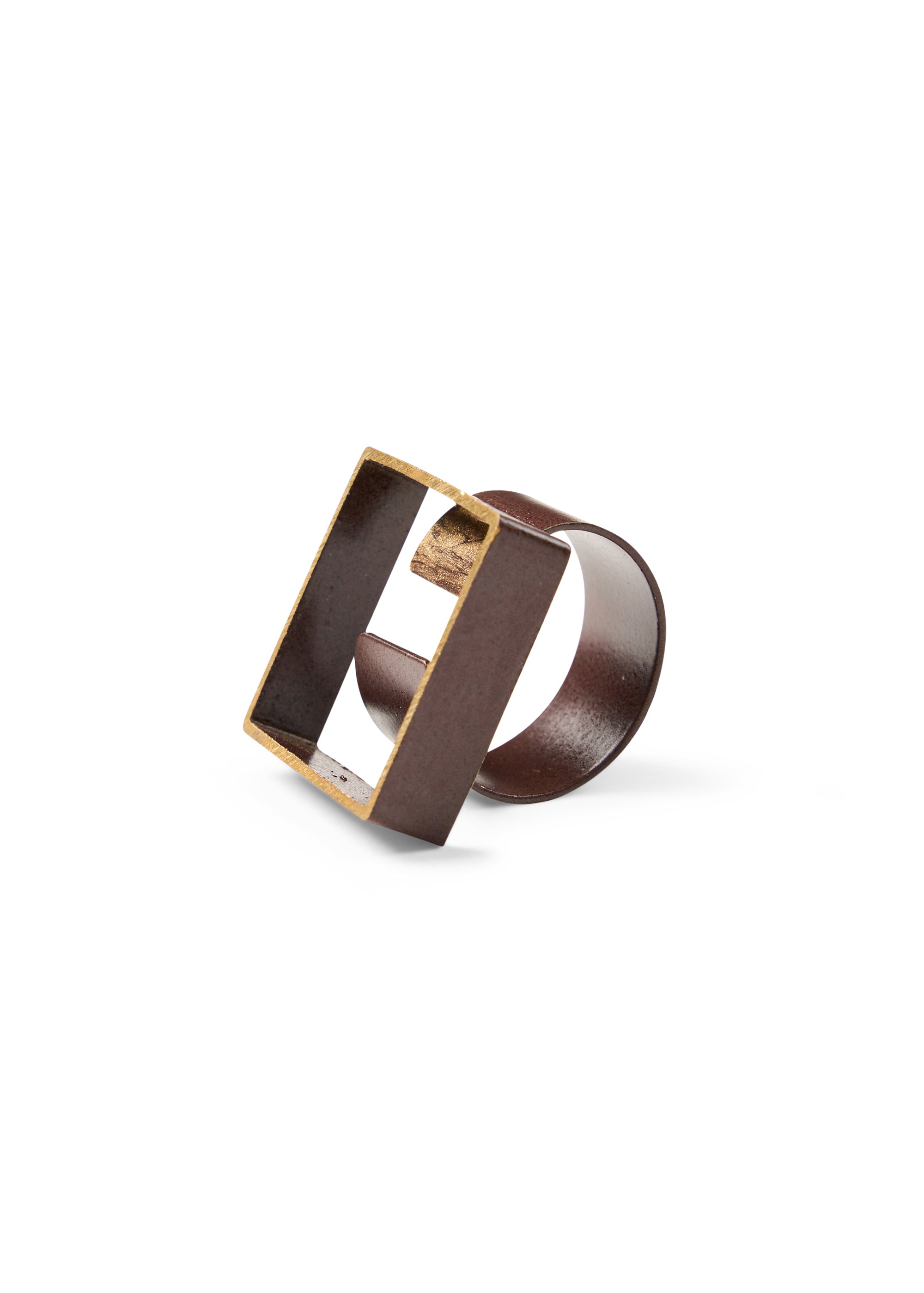 Brown square ring