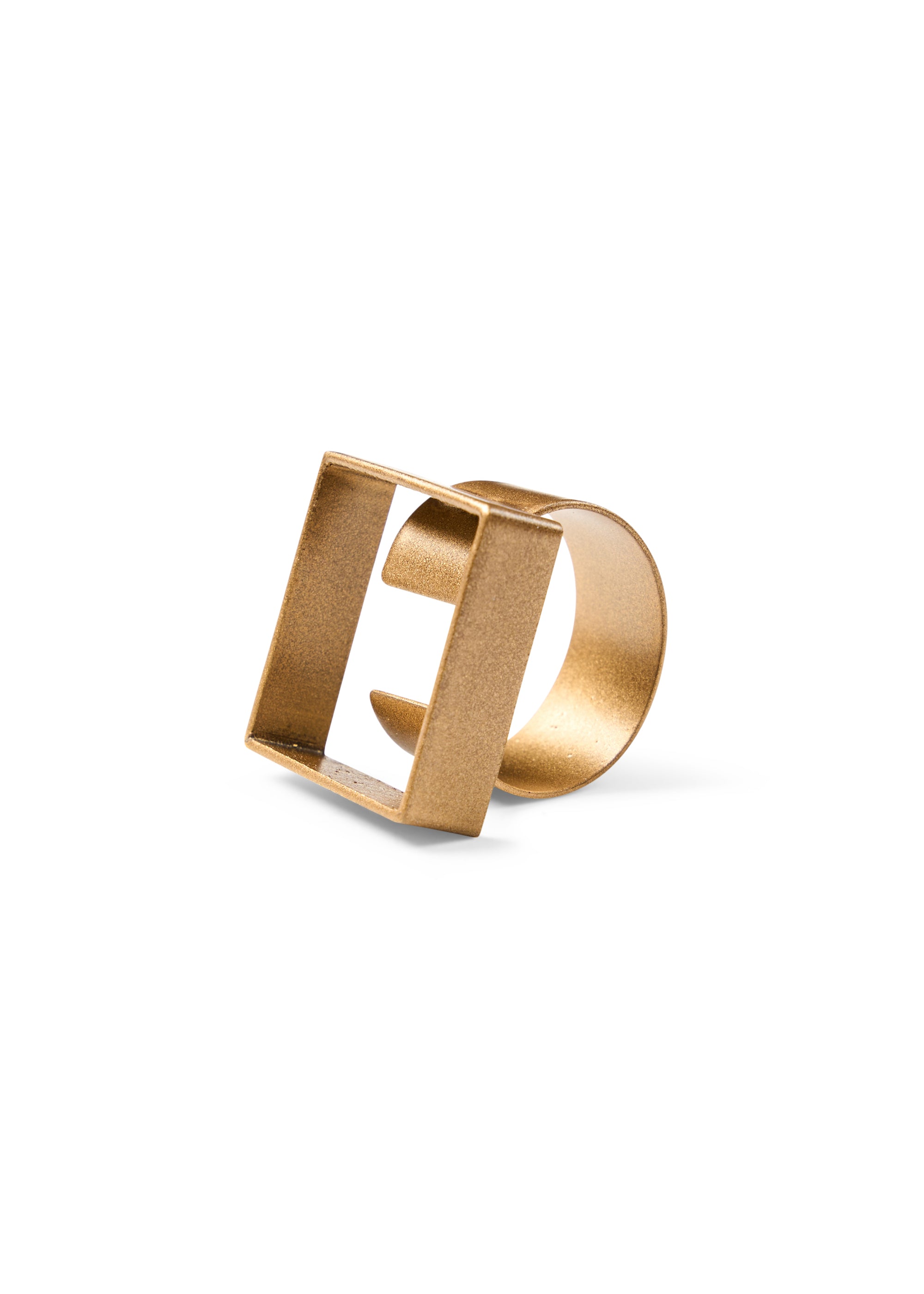 Gold square ring